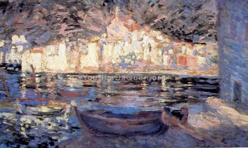 从普拉亚普洱看到的卡达克期的景色 - 萨尔瓦多·达利